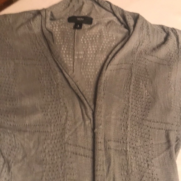 SOLDMossimo sleeveless cardi pearl grey - Picture 2 of 3